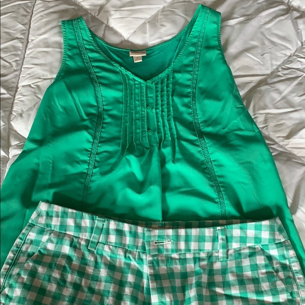 Great condition tank top and matching shorts set